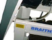 vacuum table with hinged top