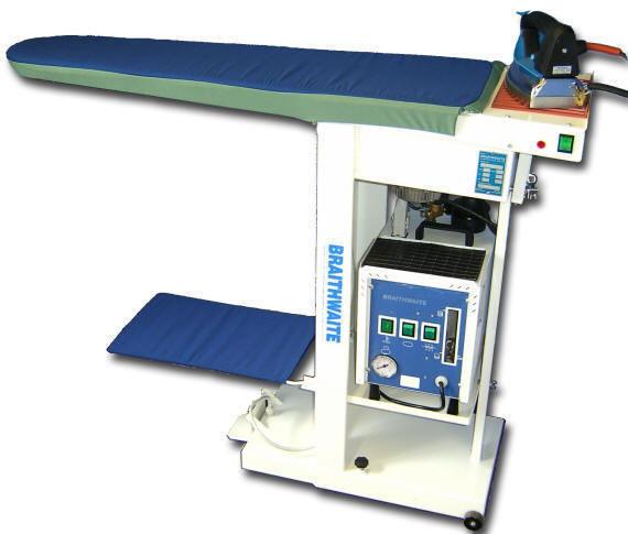 Braithwaite Pressing Station industrial steam ironing